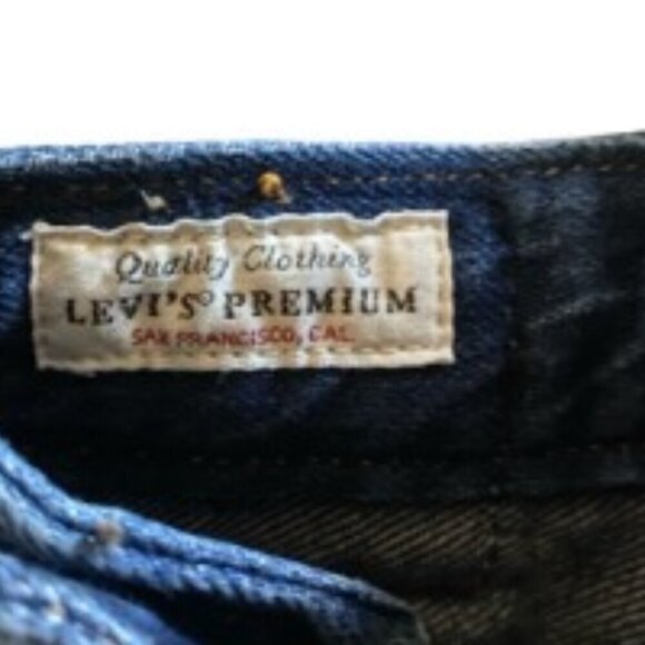 Levi's Original Denim Overalls in Mid Blue XSmall - Picture 2 of 6
